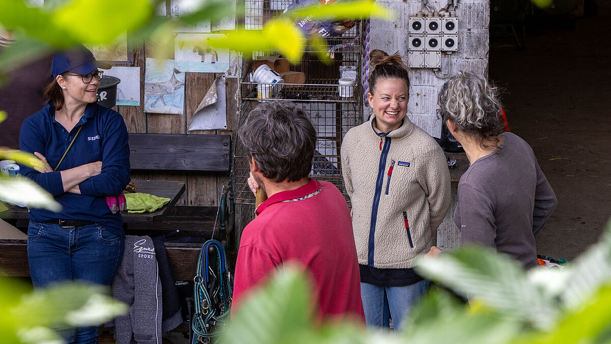 Corporate Volunteering: Siemens auf Lebenshof Wendy Welt