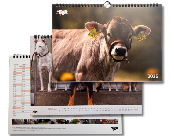 ProTier Kalender 2025 (A4) / CHF 35